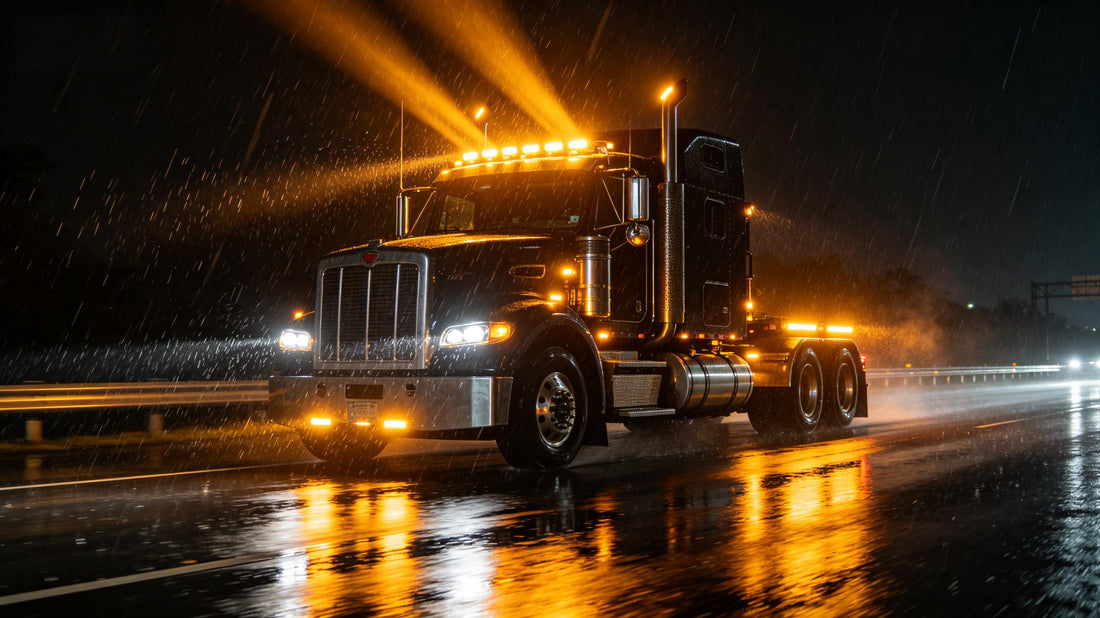 Waterproof LED Warning Lights for Heavy Duty Trucks