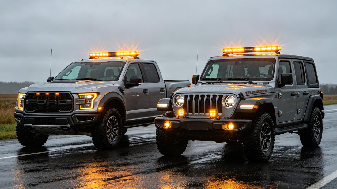 Vehicle warning lights buyer's guide 2026 – strobe lights for trucks, Jeeps and emergency vehicles