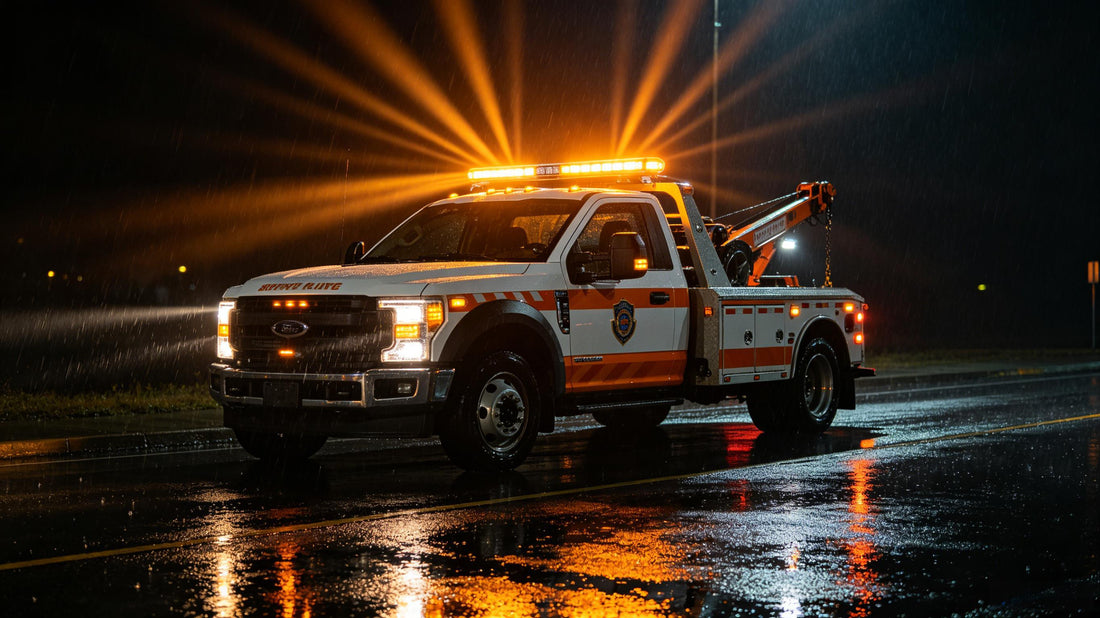 Magnetic Roof Strobe Light Bar for Emergency Service Trucks: Best IP67 Portable Warning Light 2026