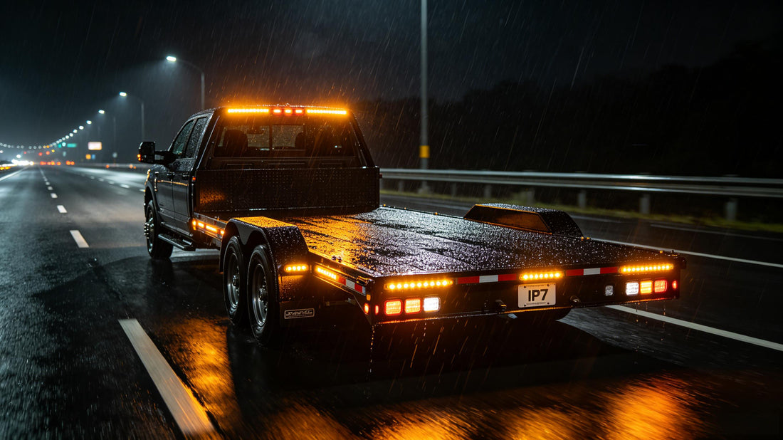 Amber LED Marker Lights for Trailers DOT Approved