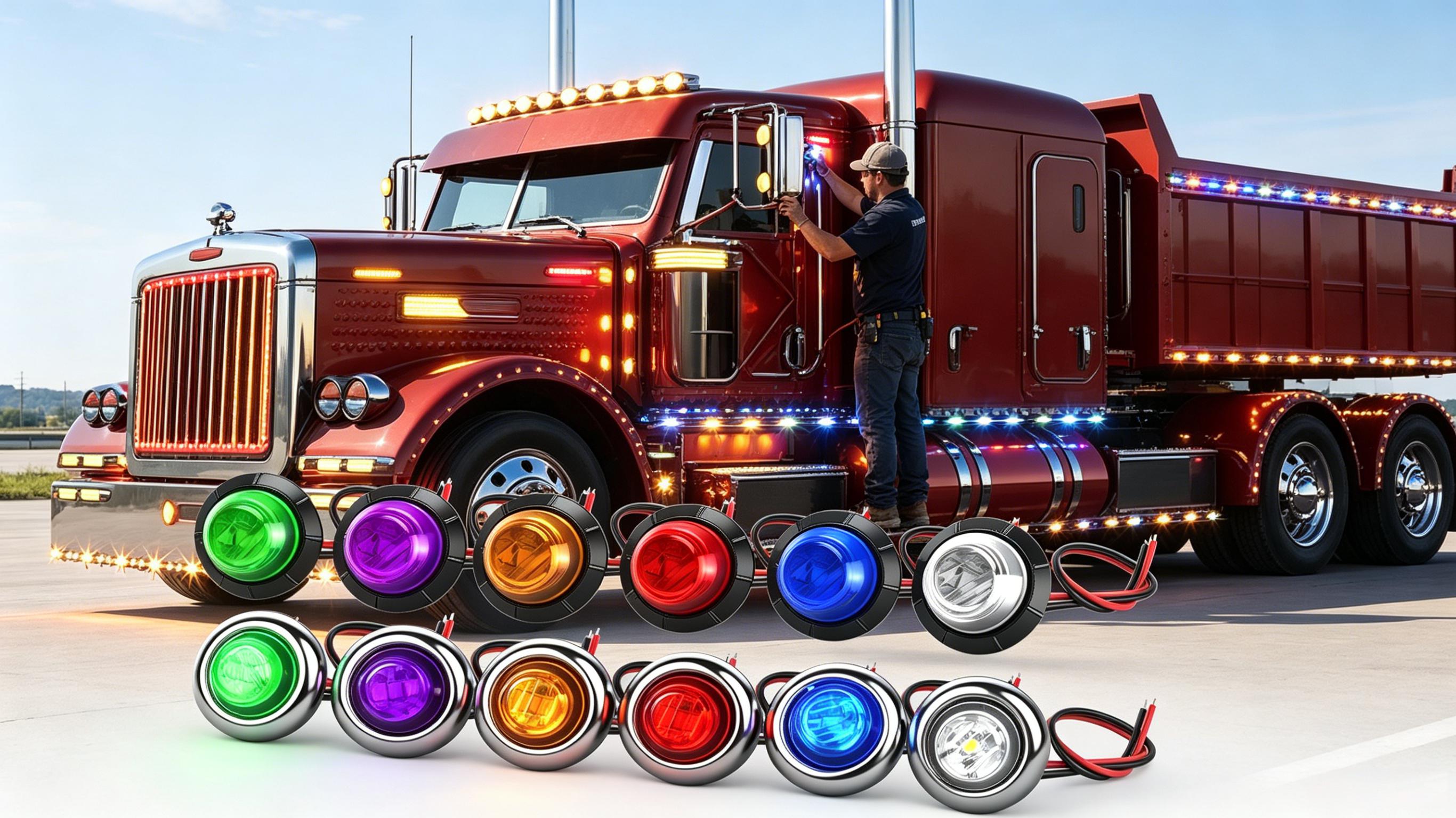 Easy Install LED Marker Lights for Freightliner Trucks
