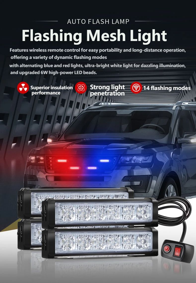 1-to=4 HD LED LIGHT  AUTO FLAHS LAMP