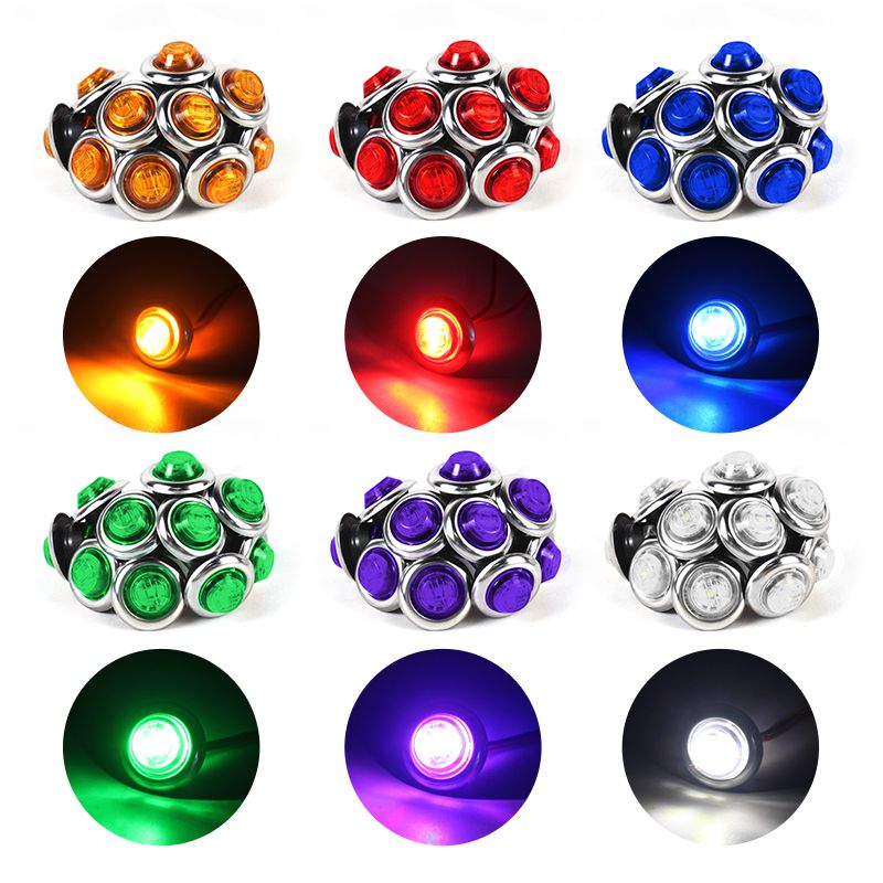 12V Waterproof Side Clearance Lights 