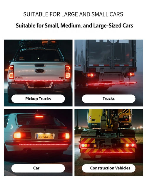 48" Tailgate LED Light Bar | Sequential Turn Signal, Brake & Reverse Light for Pickup Trucks