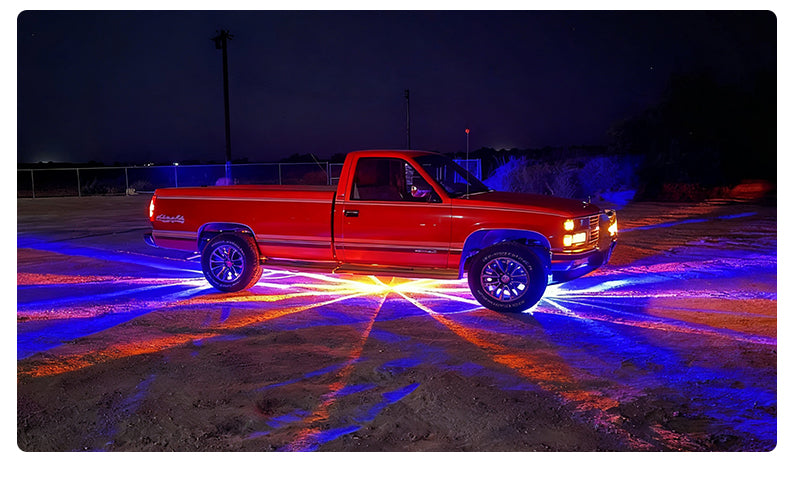GF Dual-Color Round LED Marker Light | Chrome Dome for Trucks & Trailers