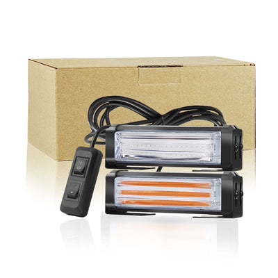 2-Pack COB LED Strobe Light Bars