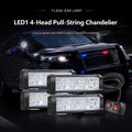 LED 1- 4 HEAD PULL-STRING CHANDELIER