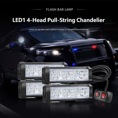 LED 1- 4 HEAD PULL-STRING CHANDELIER