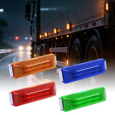 Oval Amber LED Side Marker Light