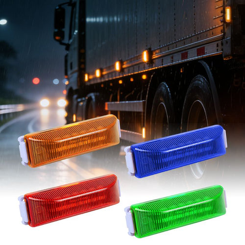 Oval Amber LED Side Marker Light