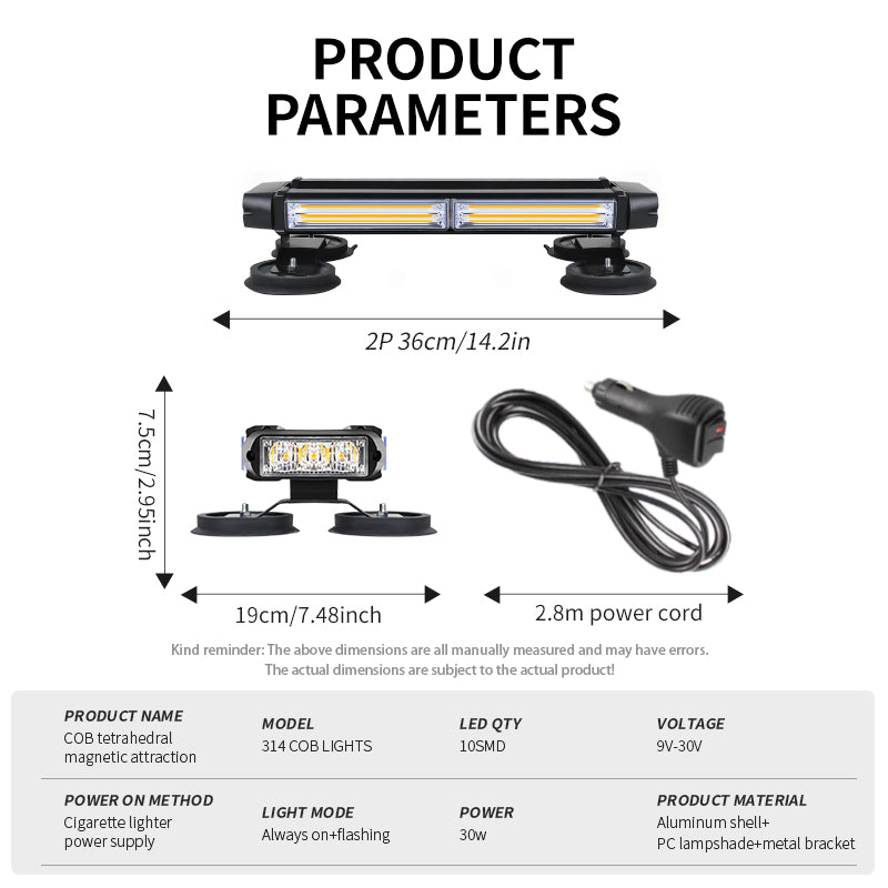 Strobe Light Bar PRODUCT PARAMETERS